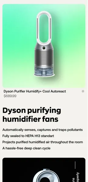Интернет-магазин Dyson